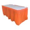 Buy cheap Rectangle Table Skirt , Non Toxic PEVA Plastic Ruffled Table Skirt from wholesalers