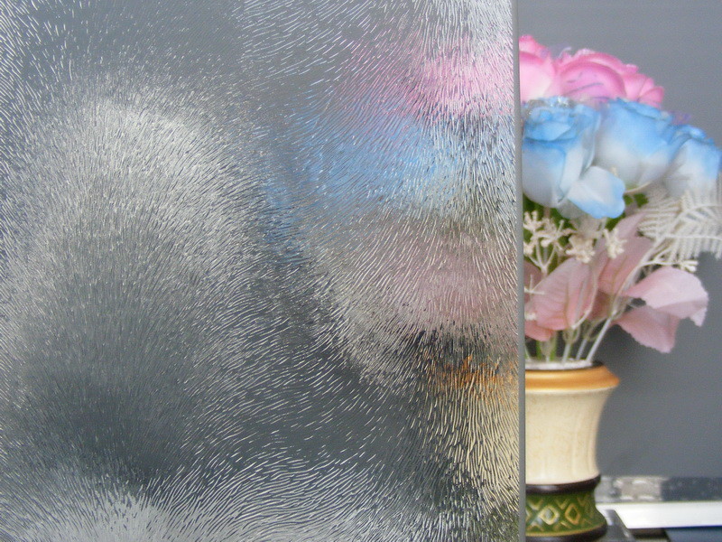 220 Mm-2800 Mm Decorative Patterns Glass Shower Panel For Windows