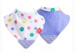 Unisex Baby Drool Bibs , White Cotton Baby Bibs Omfortable & Skin Care