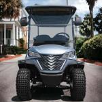 2+2-Seater Luxury Gray Electric Golf Cart With High Horsepower 14-Inch Off-Road