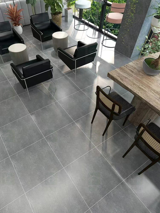 New Style Living Room Tile For Floor 60x60 , Non Slip Matte Porcelain Rustic Floor Tiles