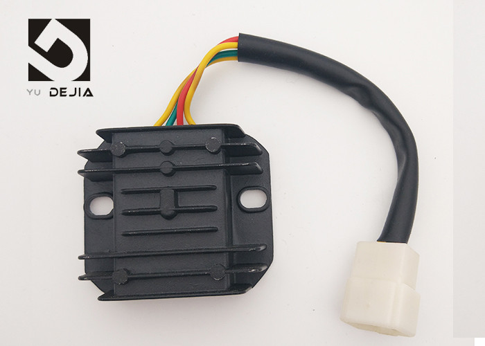 Motorcycle 12v Voltage Regulator Rectifier 4 Wire Adapted 8 Windings Stator
