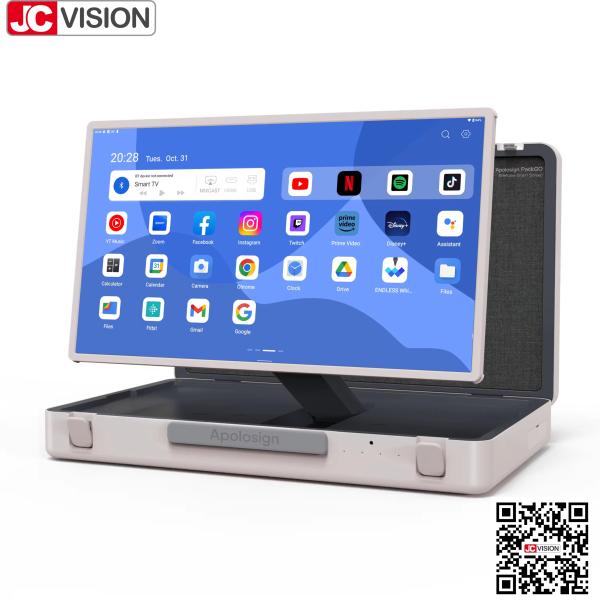 JCVISION 27" briefcase monitor Touch Screen Android 12 System Smart screen