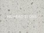 Construction White Terrazzo Tile Durable Ware Impervious Stain Damage Proof
