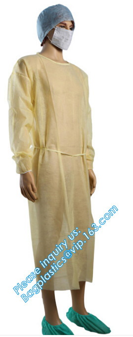 durable chemical resistant lab coats,elastic material coverall workwear,Disposable Medical Nonwoven White Lab Coat