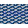 Buy cheap Perforated Architectural Expanded Metal , Blue / Red Steel Expanded Metal Mesh from wholesalers