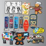 3D Metal Refrigerator Magnet Bottle Opener for Travel Souvenir