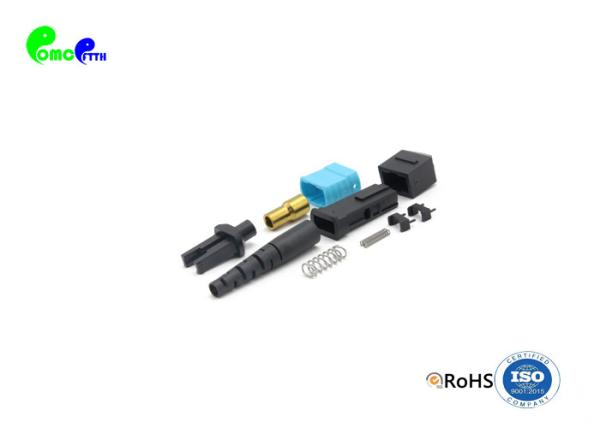 Buy cheap Fiber Optic Connectors 12F MPO Female OM3 With 50 / 125μm Aqua Plastic China Made Brand from wholesalers