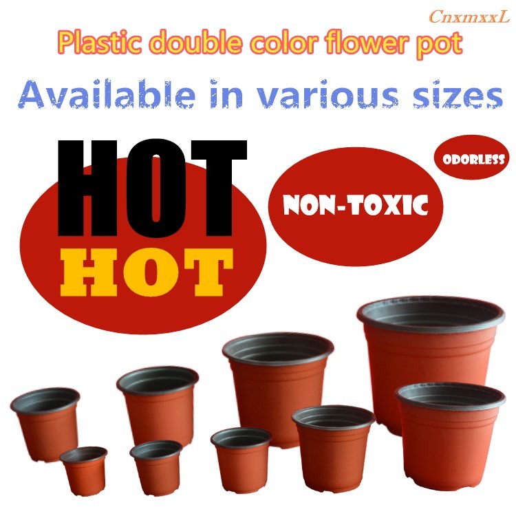 Eco-friendly plastic flower pot soft pot for grow healthily.
