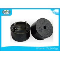 Buy cheap Small Size Micro Piezo Buzzer 12V Black D14 x H7.5mm For Telecommunication product