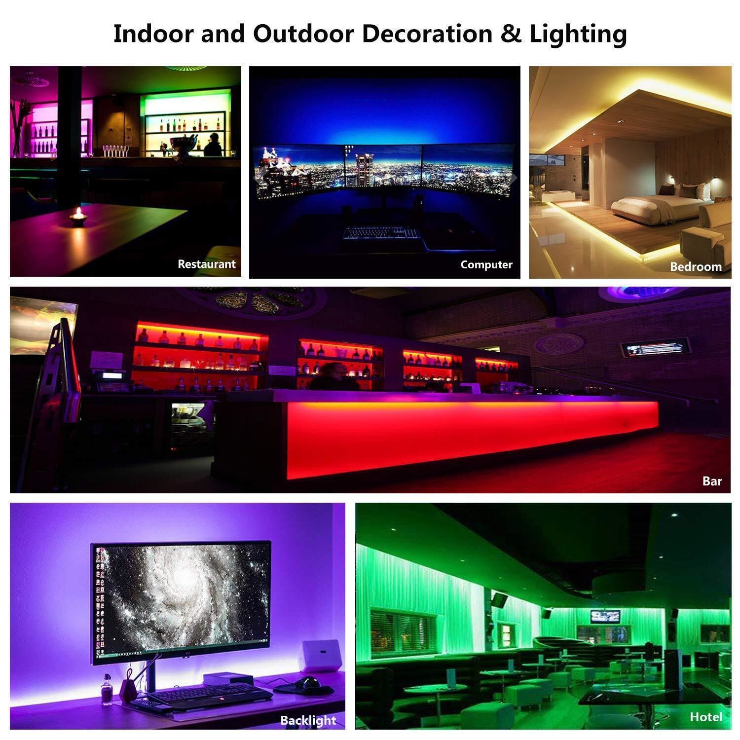 CCT 2700K-6500K Solar Strip Lights For Garden RGB Weatherproof
