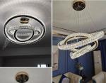 Luxury Led Living Room Chandelier Modern Creative Staircase Lamp nordic