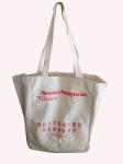 Promotional 100% Cotton Bag / Recyle Durable Shopping Bag Customized Shape And