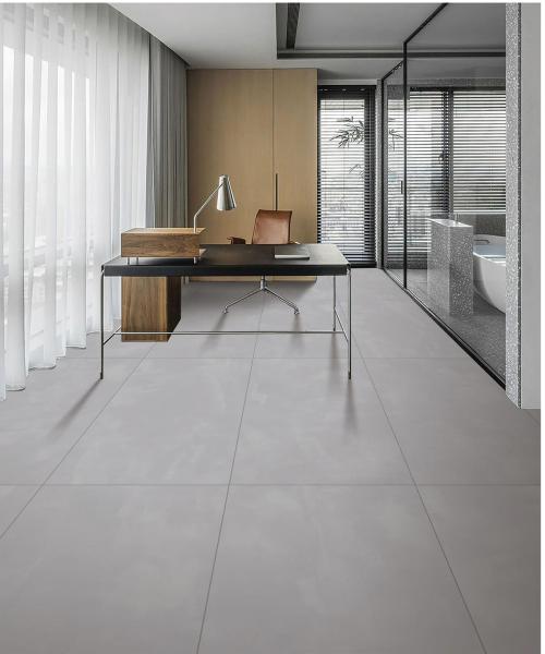 Buy cheap Light Gray Floor Baby Face Porcelain Tiles For Living Room 24"x48" Antibacterial Tiles from wholesalers