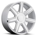 4739 22x9 GMC Wheels 7 Spoke Style Chrome 24 Inch Cadillac Escalade Replica Rims