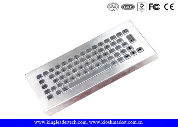 Buy cheap Compact-sized Brushed Stainless Steel Keyboard Industrial Desktop from wholesalers