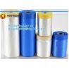 Buy cheap PE protect cover self adhesive mask film taped on one side Plastic cover sheet drop cloth for furniture, masking films from wholesalers