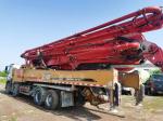 Sany high performance used 62m concrete pump truck suitable for large building