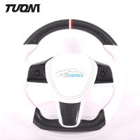 Buy cheap 350mm Tesla Carbon Fiber Steering Wheel Yoke Model 3 X Y Twill Weave product