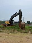 Yellow Second Hand Vollvo EC120D Hydraulic Crawler Excavator for Heavy Duty