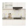 Buy cheap Static Kitchen Sticker No Glue Removable Geometric Backsplash Wallpaper for Household from wholesalers