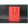 Buy cheap Reusable Kraft Shopping Paper Bags With Ribbon Handles Printing Design from wholesalers