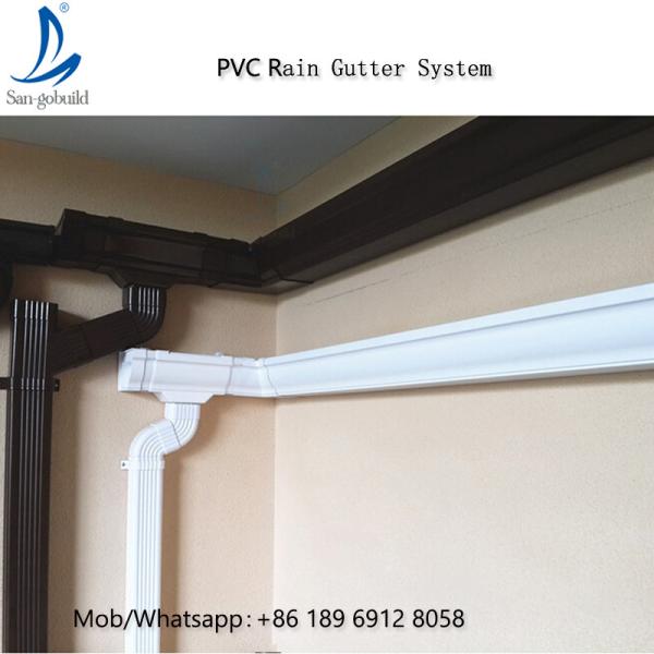 Buy cheap Cheap Price Anti-Corrosion Roofing Plastic Rain Water Gutter Pvc Roof Drain/ Rain Water Drain/Drain Gutters from wholesalers