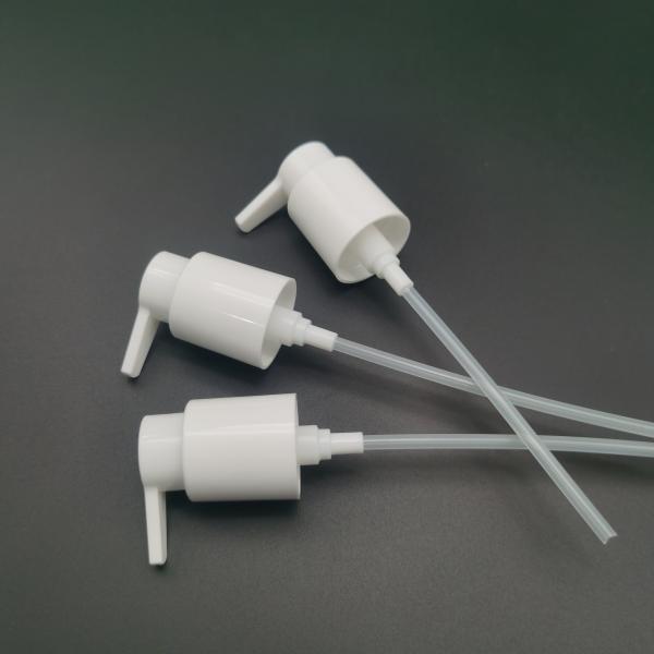 Buy cheap Plastic PP 24 410 Lotion Pump White 24mm for cosmetics packaging from wholesalers