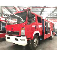 Buy cheap HOWO 6 Wheeled Foam Fire Fighting Truck 4000L Capacity For Forest product