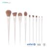 Buy cheap 9pcs Makeup Brush Gift Set Plastic Handle Package Design Are Acceptable from wholesalers