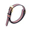 Buy cheap Stripe Print 16mm Width Nylon Fabric Watch Strap ROHS approval from wholesalers