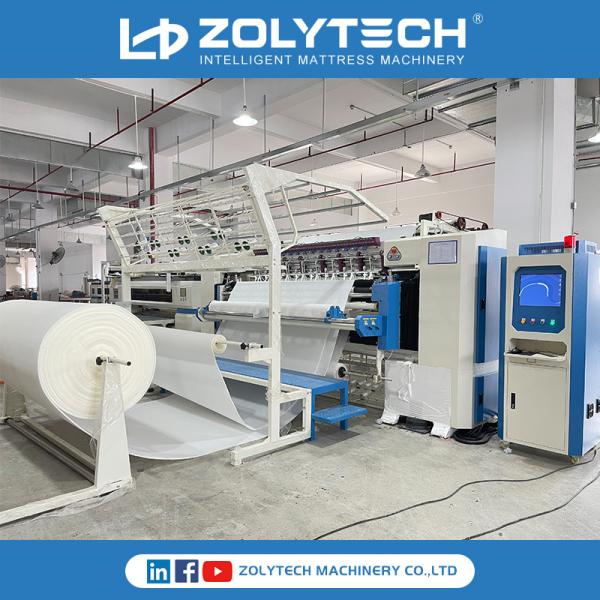 Buy cheap 350 Mph Mattress Quilting Machines 2450mm Sewing Wide ISO Certified from wholesalers