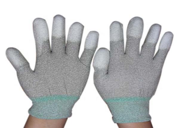 Buy cheap Flexible Esd Clean Room Gloves 20 - 50 G / Pair Knitted Wrist Washable from wholesalers