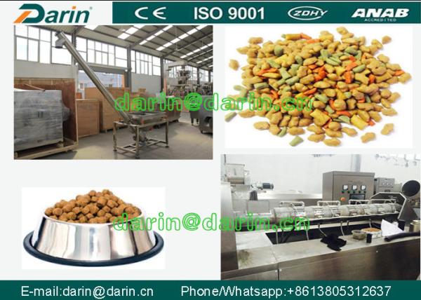 Buy cheap DARIN Twin Screw dog food extruder with ISO , Feed Pellet Production Line from wholesalers