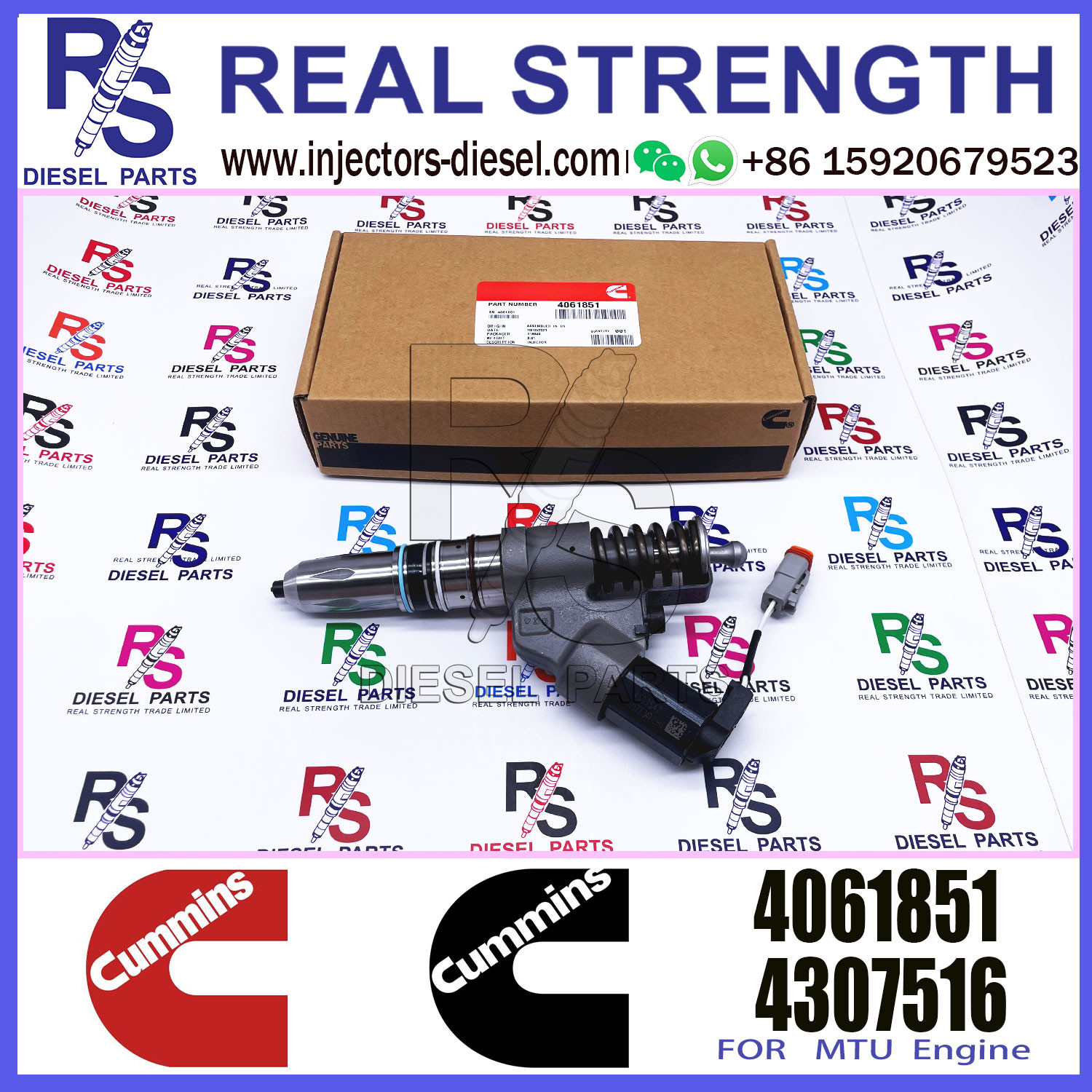 Injector 3411753 3095040 3080429 3411756 4061851 4062567 For CUMMINS M11