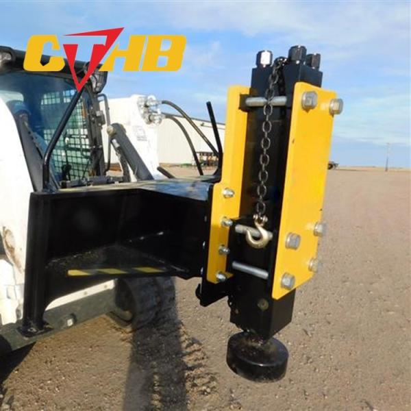 Buy cheap OEM Post Driver Yakai CTHB Hydraulic Pile Driver Post Hammer Mounted On Skid Steer from wholesalers