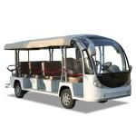 14 Passengers Electric Sightseeing Car Road Legal Mini Bus UTV White Color
