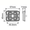 Buy cheap Customized LED Yellow Strobe Light 12W Emergency Strobe Lights For Trucks from wholesalers