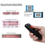 2D Wireless Mini Barcode Scanner For Inventory Bluetooth Lightweight