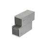 Buy cheap Grey Anodized 6063 Alloy Extruded Aluminum Heatsink from wholesalers