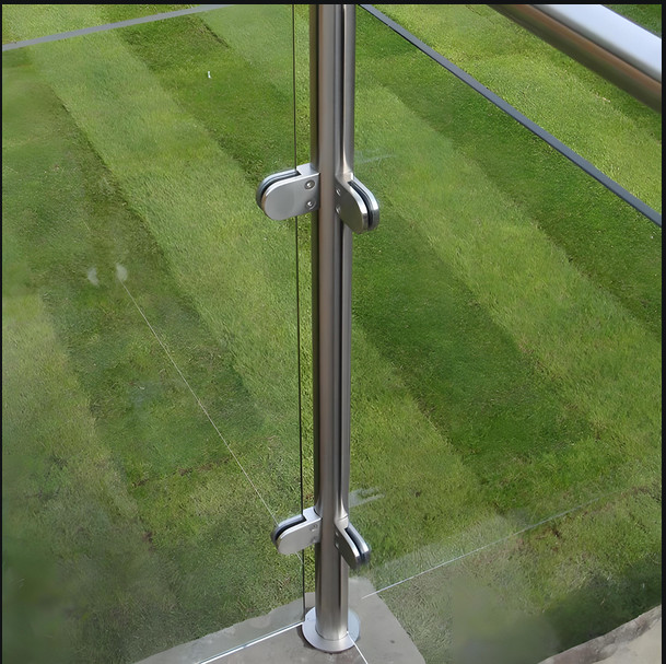 Custom Materials High End Modern Stair Railing For Hotels Malls ADA Compliance