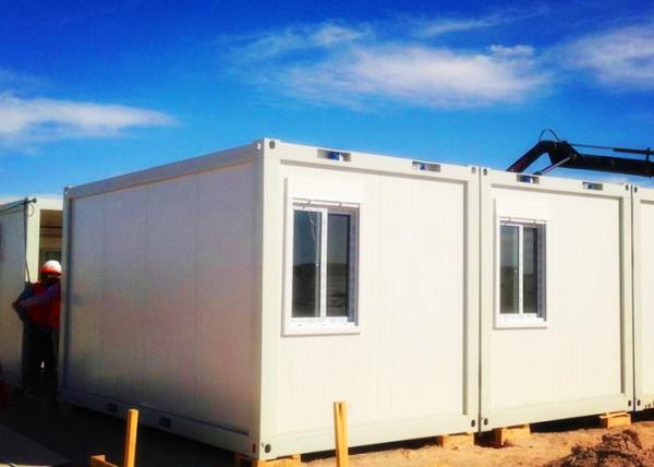 Buy cheap Exquisite Simple Moving Container Homes Anti - Seismic With Laser Cut Screen from wholesalers