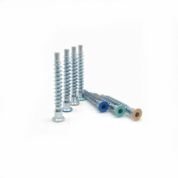 Buy cheap Customized Furniture Screws Straight Repair Countersunk Head Hexagonal Socket Self Tapping from wholesalers