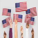 Custom Logo Small Hand Flags LGBT Flag Portable 14x21cm/20x30cm/30x45cm