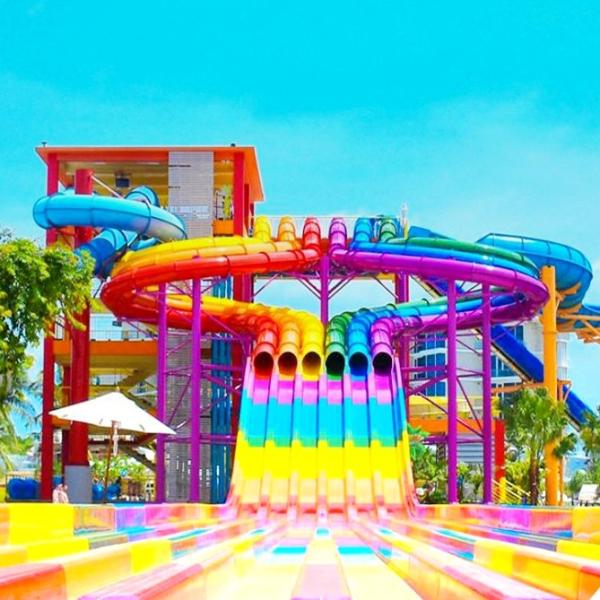 Buy cheap Customized Color Huge Water Slide Fibreglass Water Slides For Adults At Water Parks from wholesalers