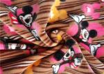 Warp Knitted Printing Super Soft Micro Velour Fabric