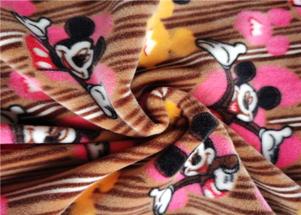 Buy cheap Warp Knitted Printing Super Soft Micro Velour Fabric from wholesalers