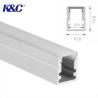Buy cheap Small Square Ceiling Light 10*13mm LED Strip Channel With Diffuser from wholesalers