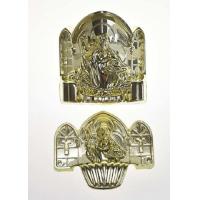 Buy cheap Plastic Articles Funeral Accessories Coffin Handles Corner C022 Gold Color product