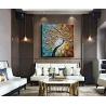 Buy cheap Hand Painted Wall Hanging Decor Impressionist Blossoming Almond Tree Flower Van Gogh Oil Painting on Canvas Support Base from wholesalers
